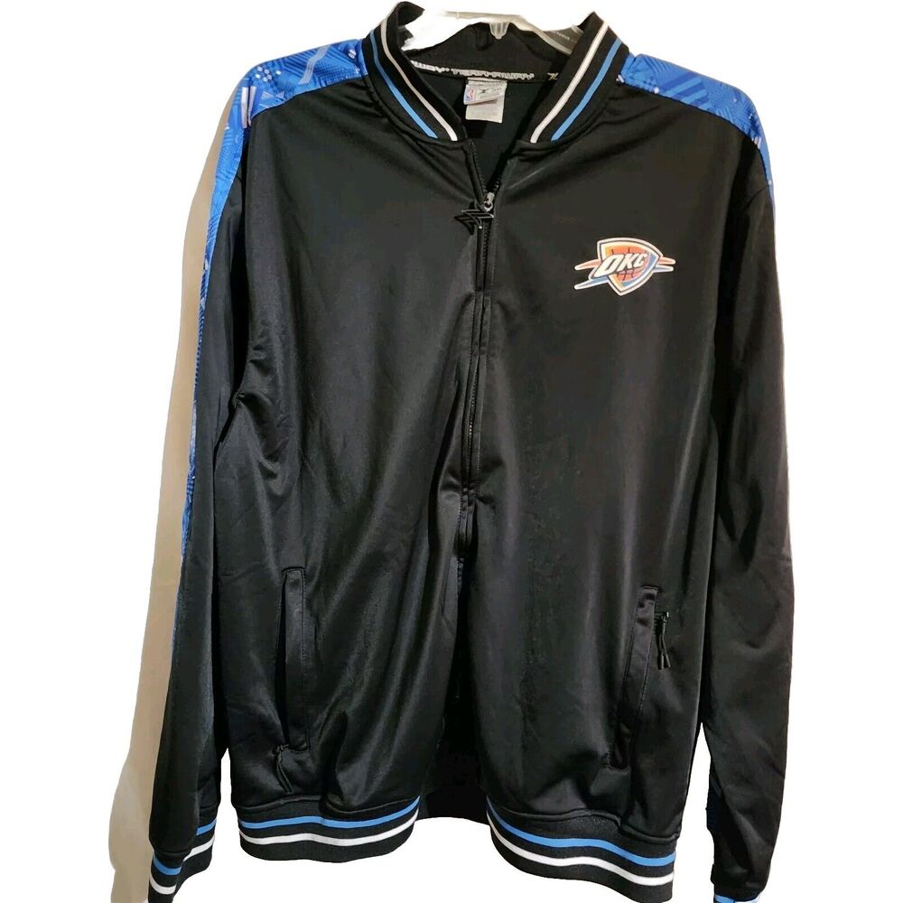 Men's Oklahoma City Thunder Full Zip Jacket-size 2XL Excellent Condition LN